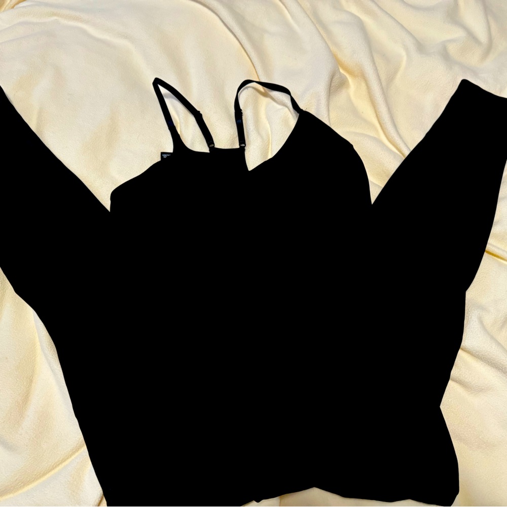 Black pant onesie Pink size medium New without tag